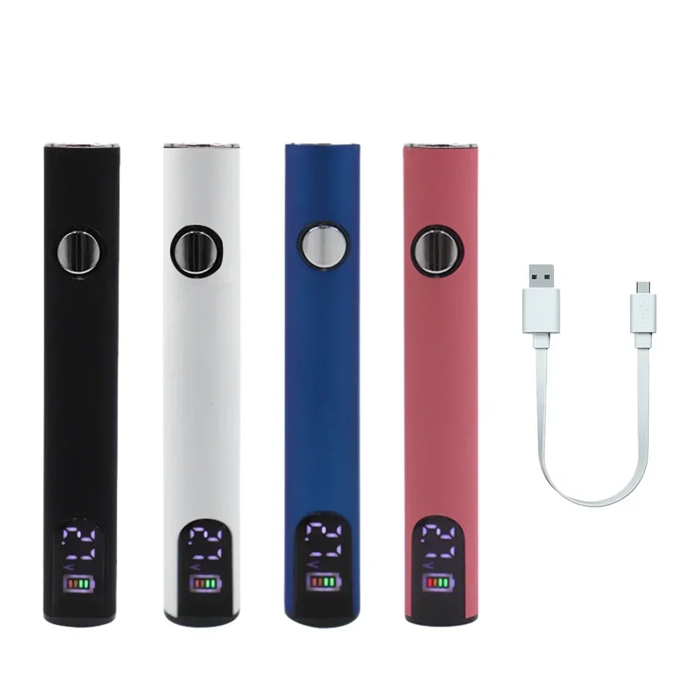 Digital 510 Electric Soldering Iron 510 Thread Battery Cart Pen Preheating Battery Three Level Voltage Adjustment Battery Pole