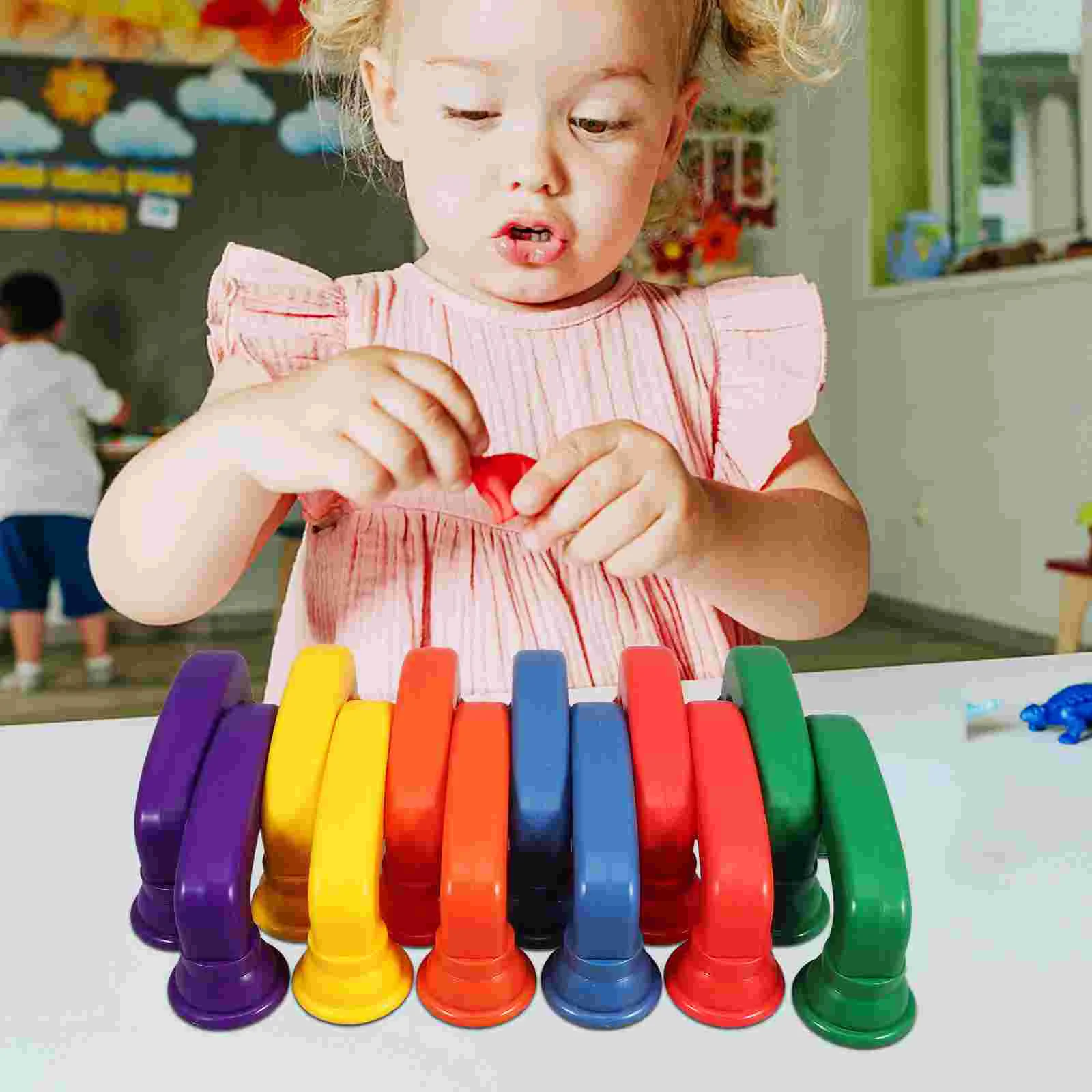 12 Pcs Earpiece Toy Whisper Phones for Classroom Toddler Tool Early Telephone Abs Educational