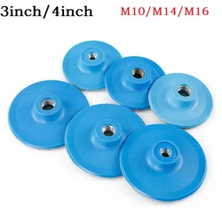 3/4inch Sanding Disc Backing Pad M10/M14/M16 Thread Self-adhesive Sucker Pad Hook-Loop Backed Plate Sander Polishing Suction Dis