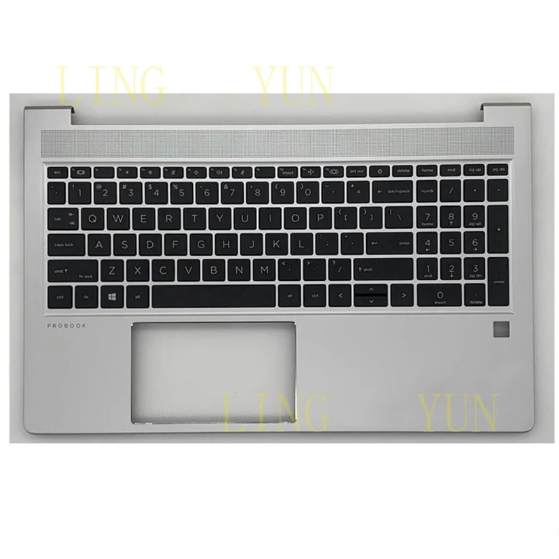 Z   New For HP Probook 450 455 G9 G10 Palmrest + No Backlit US Keyboard N43875-001