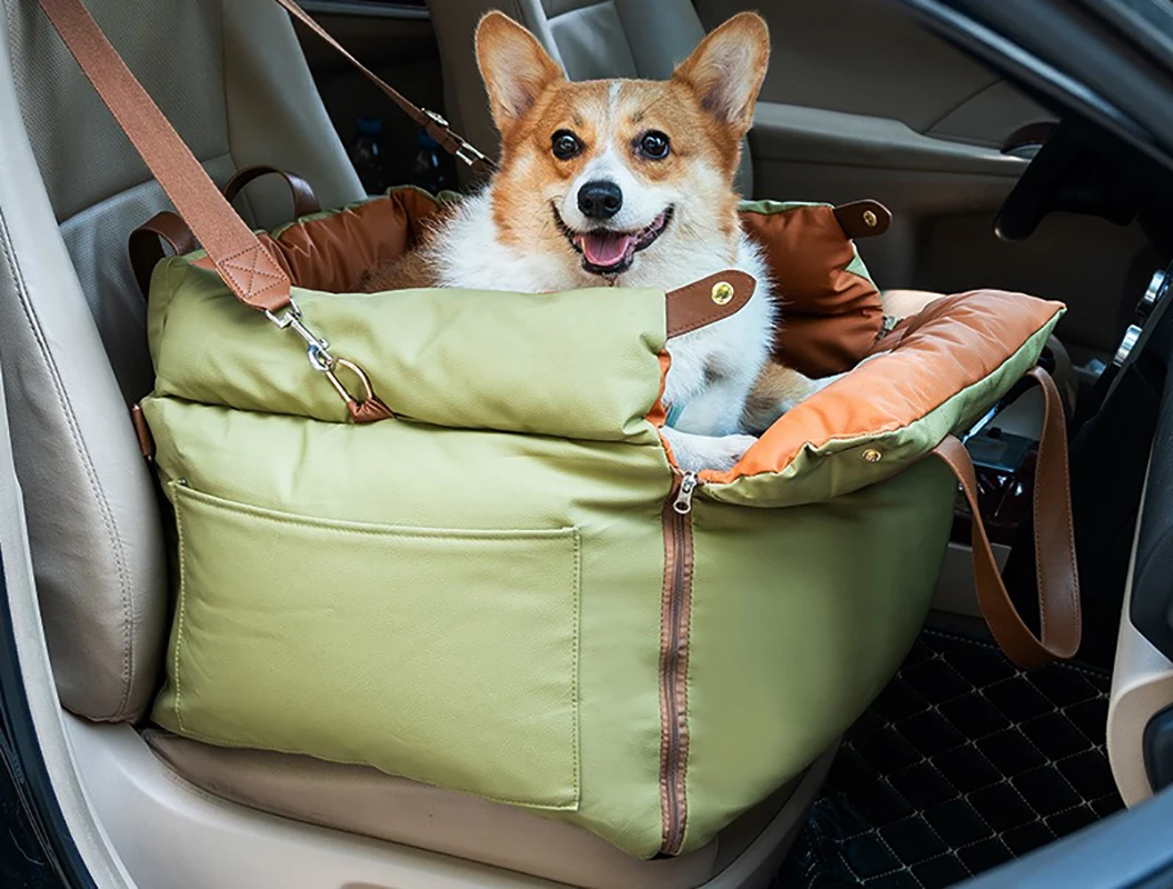 Multifunctional Dog Car Seat Adjustable Pet Carrier bag Dog Travel Carrier - 3-in-1 Pet Travel Safety and Convenience