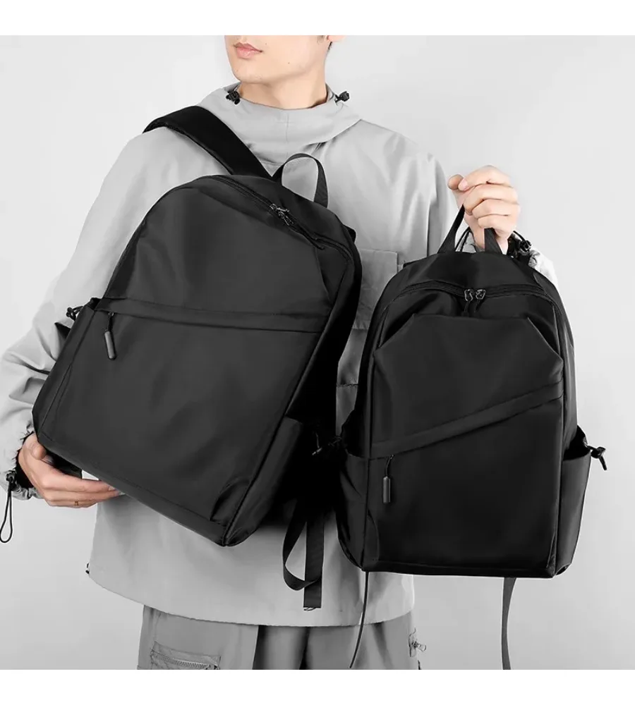 Water-resistant commuter backpack protects devices and essentials for students and working professionals