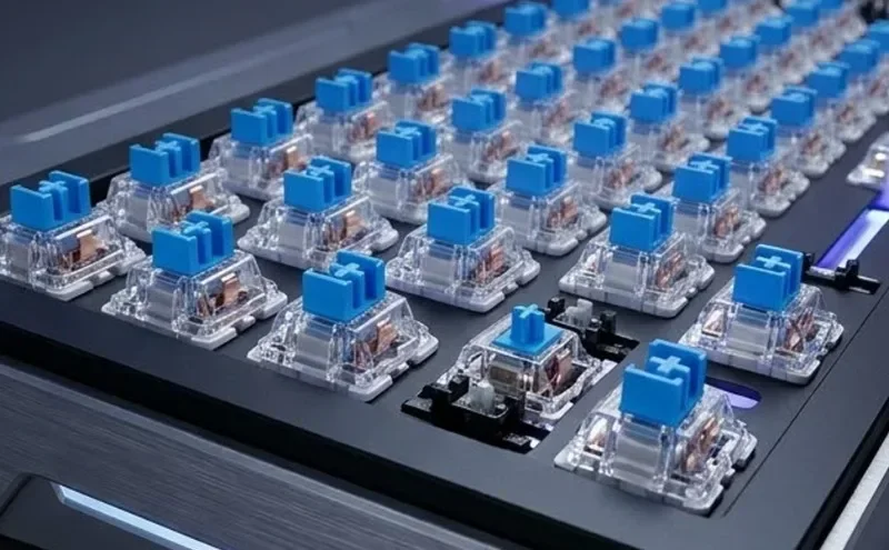 20–100 Stück Tastaturschalter, Tastatur-Klicker, Tastenersatz, 3-poliger taktiler Schalter, Tastatur-Ersatzzubehör und Clip – Detail 7