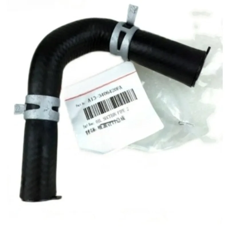 A13-3406420FA Rubber Steering Machine Oil Suction Hose Power Steering Pump Oil Pipe Genuine for Chery Fulwin 2