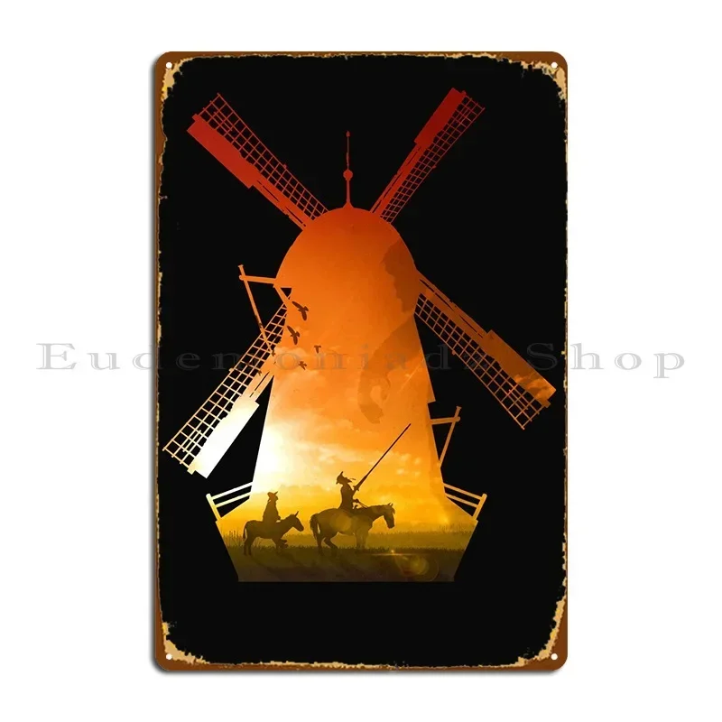 Fighting Giants (Dark Version) Metal Plaque Poster Party Plaques Living Room Wall Decor Designer Tin Sign Poster