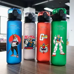 GUNDAM 560ML Large Capacity 4 Color Mecha Children Water Cup Aldult Portable Plastic Outdoor Sport Water Bottle Anime Peripheral