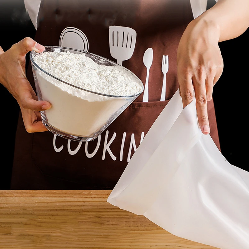Food Grade Silicone Dough Kneading Bag Silicone Kneading Dough Bag Flour Mixer Bag Versatile Dough Mixer for Bread Pastry Pizza