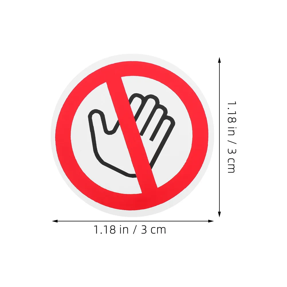 6Pcs Machine Safety Stickers For Industrial Safety Signs Lab Technician Adhesive Warning Labels Do Not Peel