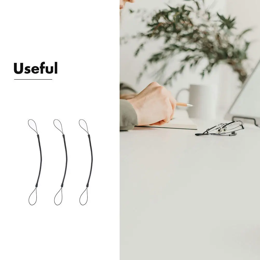 10Pcs Touchscreen Stylus Lanyard Spring Rope Pen Tether Retractable Anti-Lost Cord Phone Lanyard for Work Study Efficiency