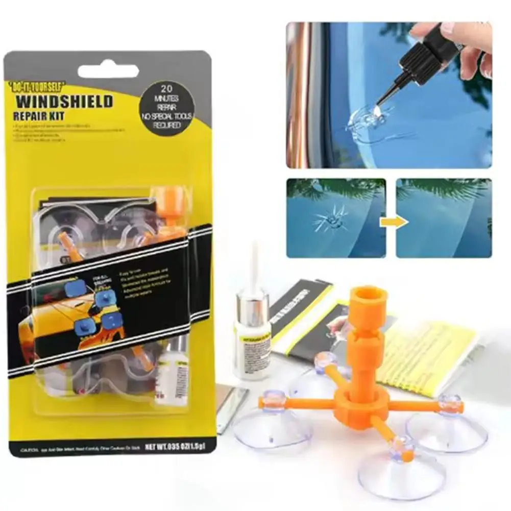 

Набор инструментов «сделай сам», клей для лобового стекла, фиксирующий треснувший автомобильный лобовое стекло, аксессуары для окон, очки, ремонт царапин, автомобиль M0C8