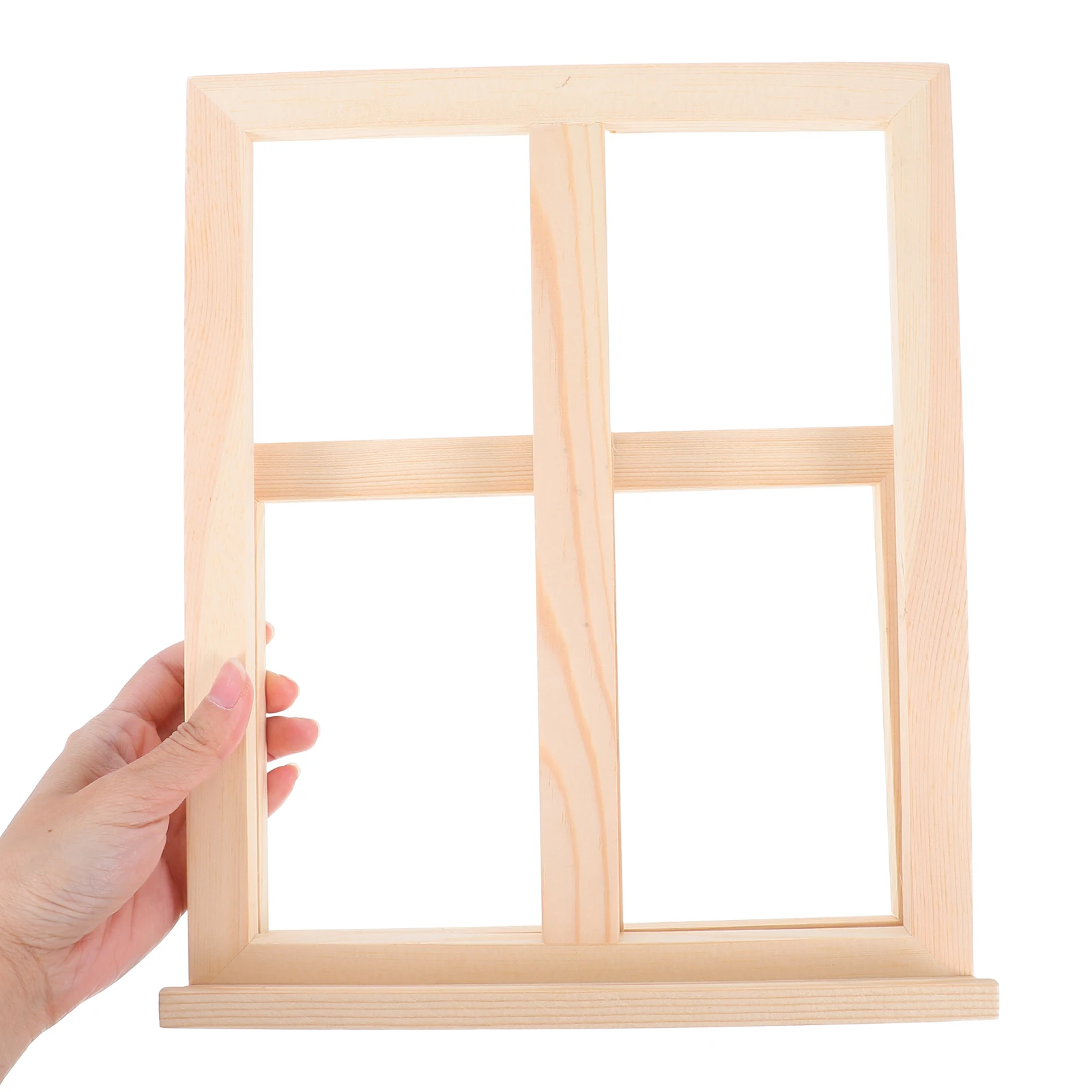 

Portable Adjustable Wood Easel Sturdy Table Stand Foldable Desktop Display Stand for Students Artists Oil Watercolor Artwork