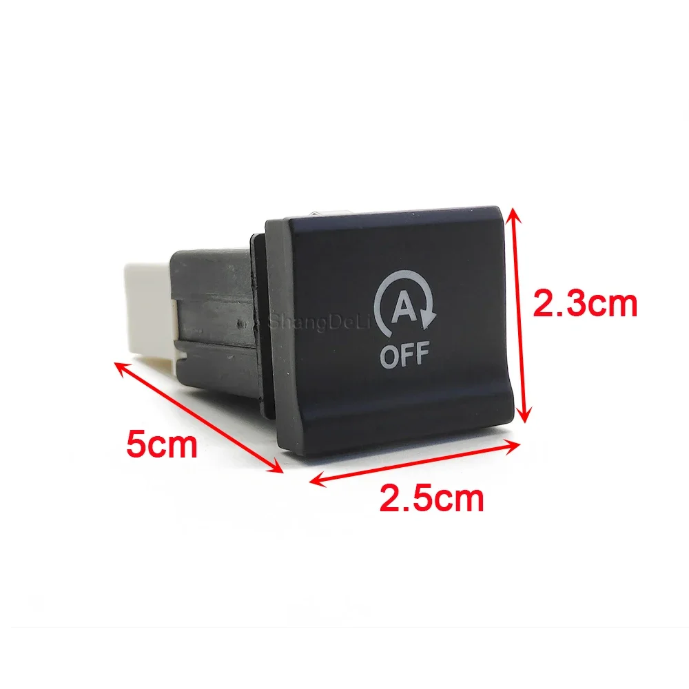 Car Red LED Light Start Stop Off Engine Button Auto Canceller Disable Switch Closer For Volkswagen Polo 6C 2014 2015 2016