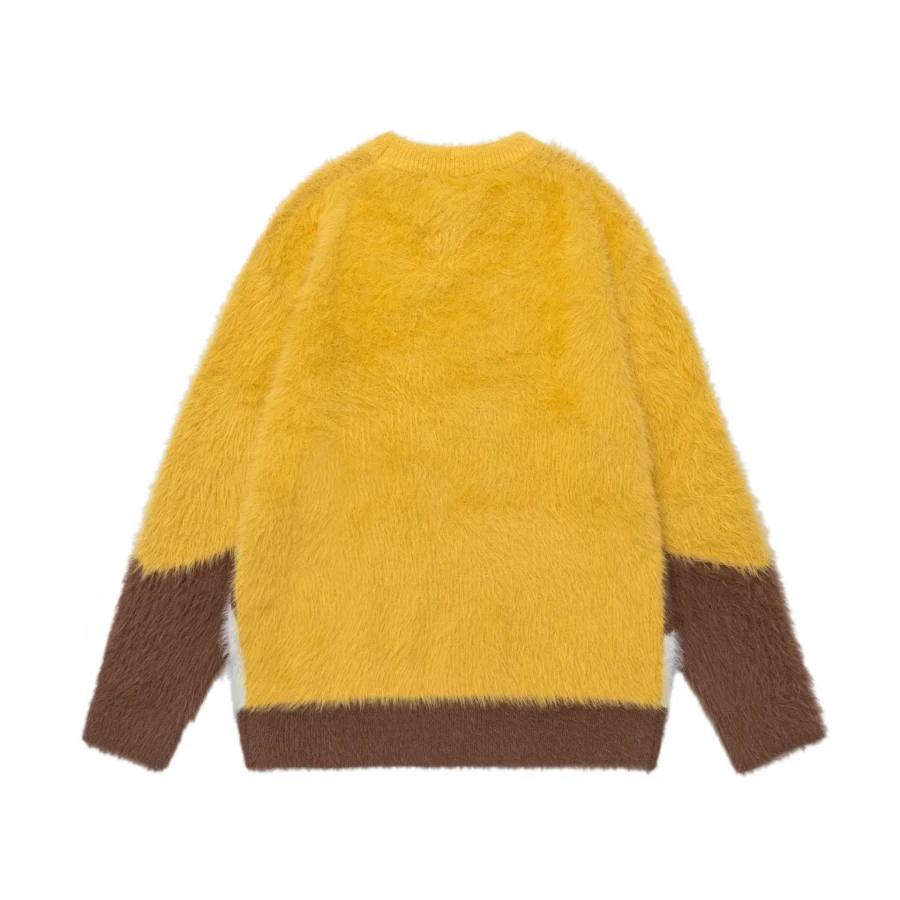 Designer High Quality Cartoon Puppy Print Sweater Women's Long Sleeve Harajuku Style Sweet Jumper for Autumn Winter