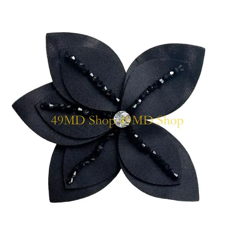 

49MD National Styles Camellia Brooch Business Clothing Pin