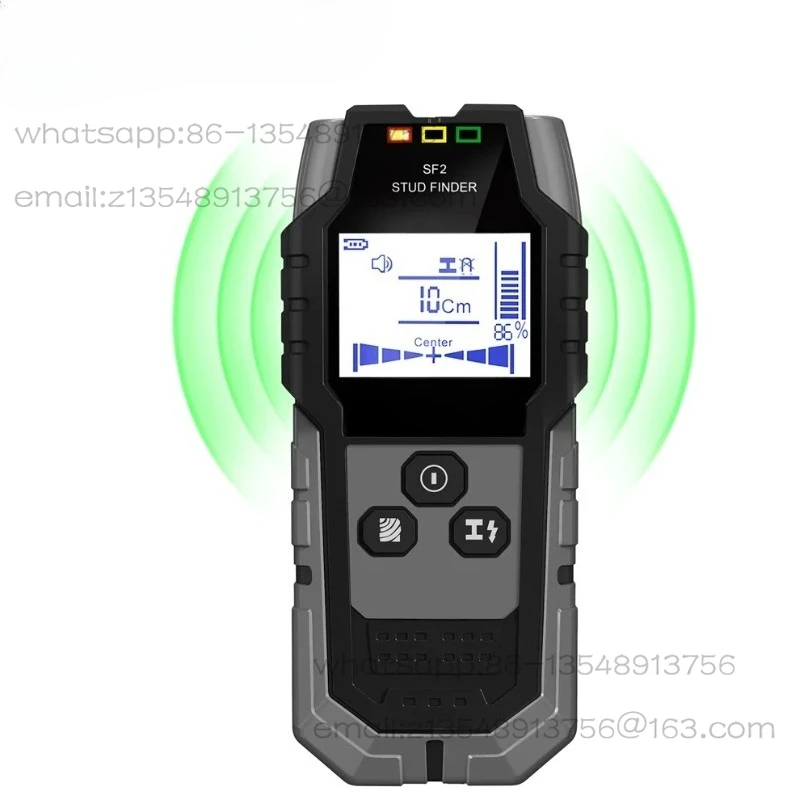 SF2 Wood Stud Metal Detection Live Cable Wall Detector Scanner