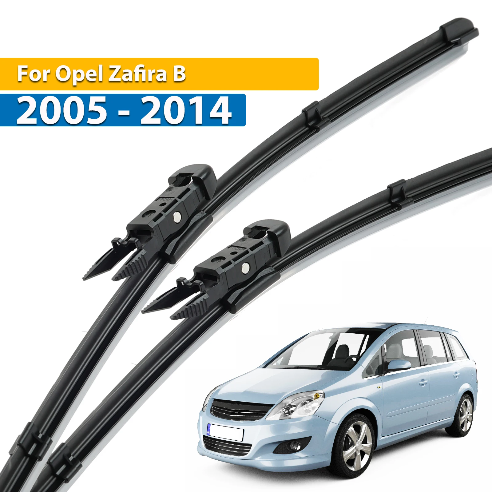 

Erick's Wiper Front Wiper Blades For Vauxhall Opel Zafira B 2005 - 2014 Windshield Windscreen Window Car Rain Brushes 28"+22"