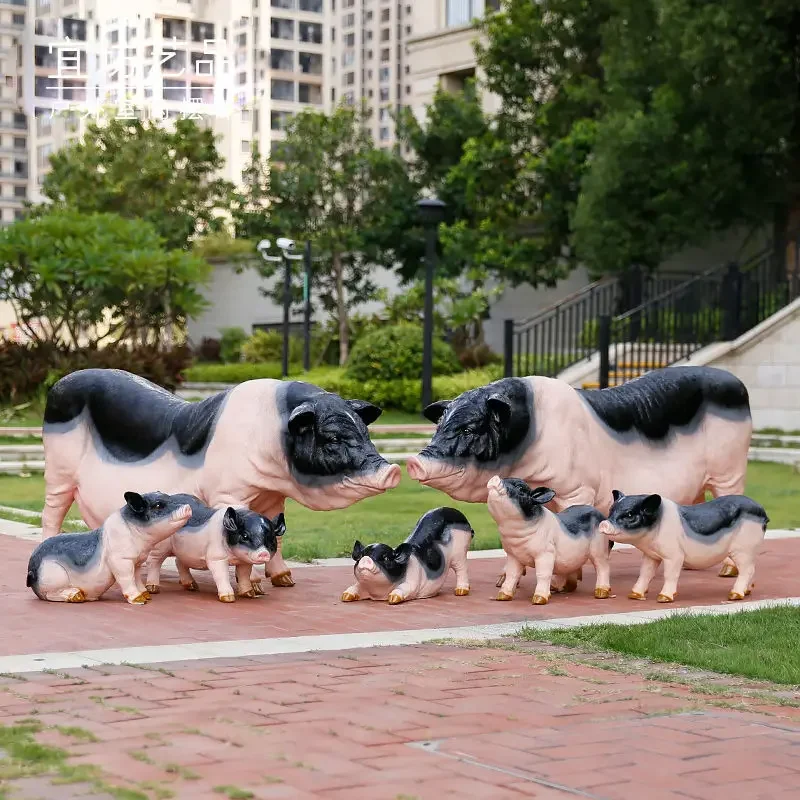 Simulation fiberglass sculpture ornament garden courtyard garden landscape animal decoration