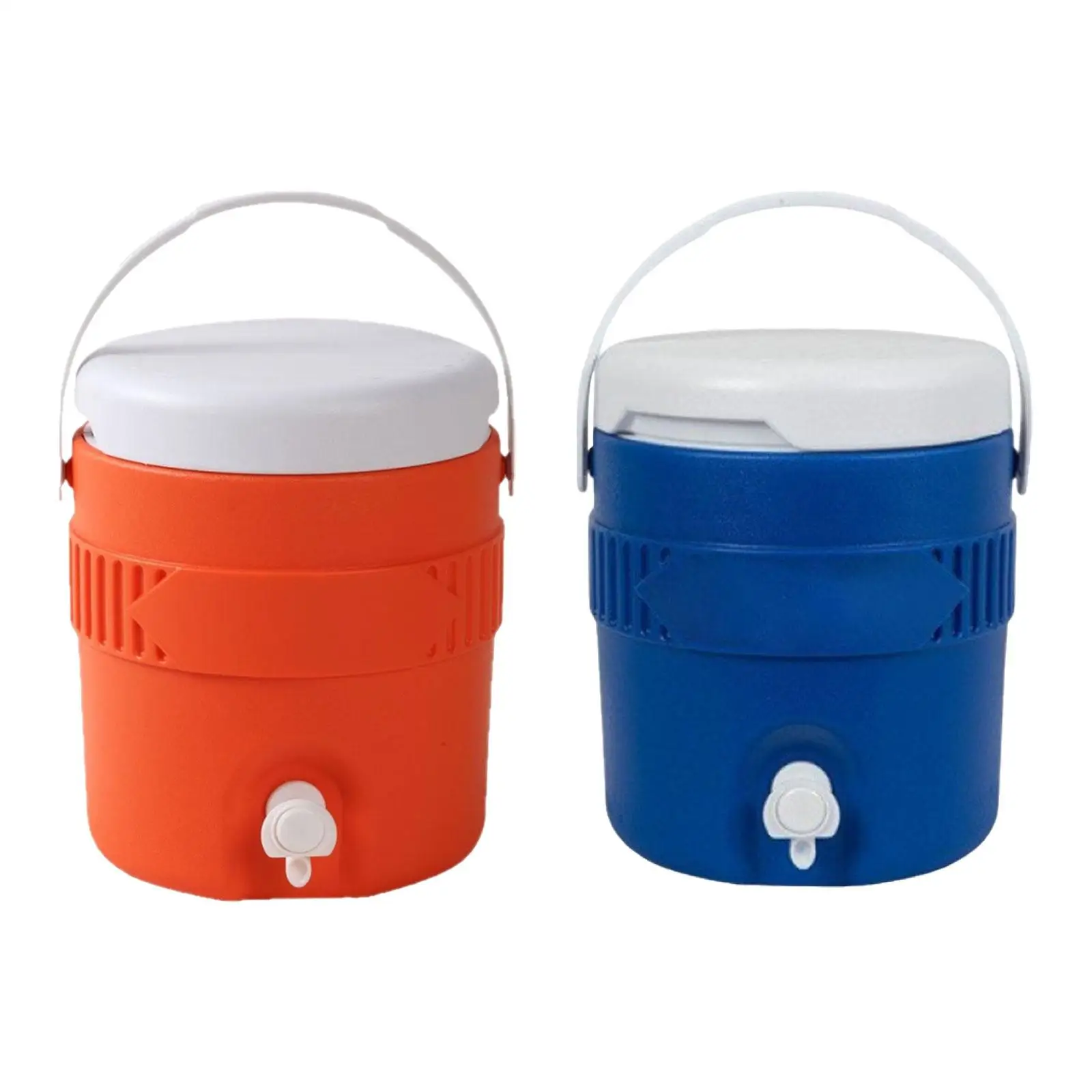 

Изолированный охладитель для кемпинга объемом 3,8 л с крышкой, аксессуары с ручкой, бутылка для воды для мероприятий, спорта на открытом воздухе, путешествий, рыбалки, барбекю