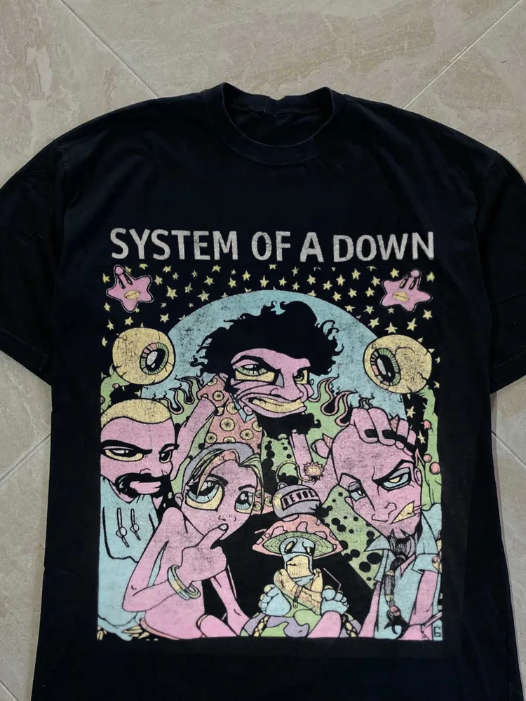 

Rare System Of A Down Band Gift For Fan Black S-2345XL Unisex T-shirt SA193 High Quality 100%Cotton Short Sleeve