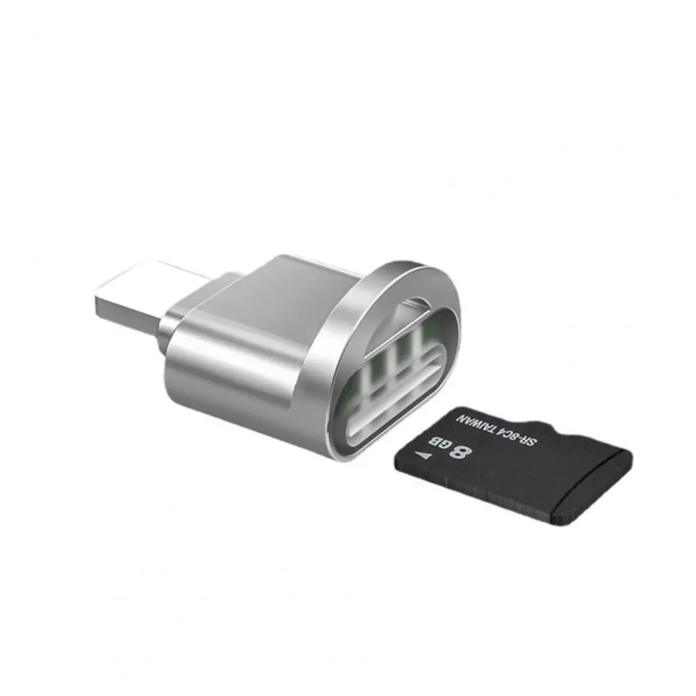 Инструмент для переноса фотографий высокоскоростной считыватель Tf-карт из цинкового сплава для Iphone Plug Play адаптер карты памяти с высокоскоростными данными