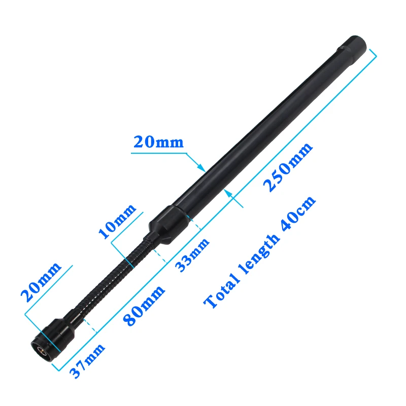 Imagem -06 - Gooseneck Antena 6006000mhz 4g 5g Lte 3.7g4.2g Uwb Omnidirectional Wifi Router Remoto Externo Antena Sma Tnc n Cabeça Masculina 5g