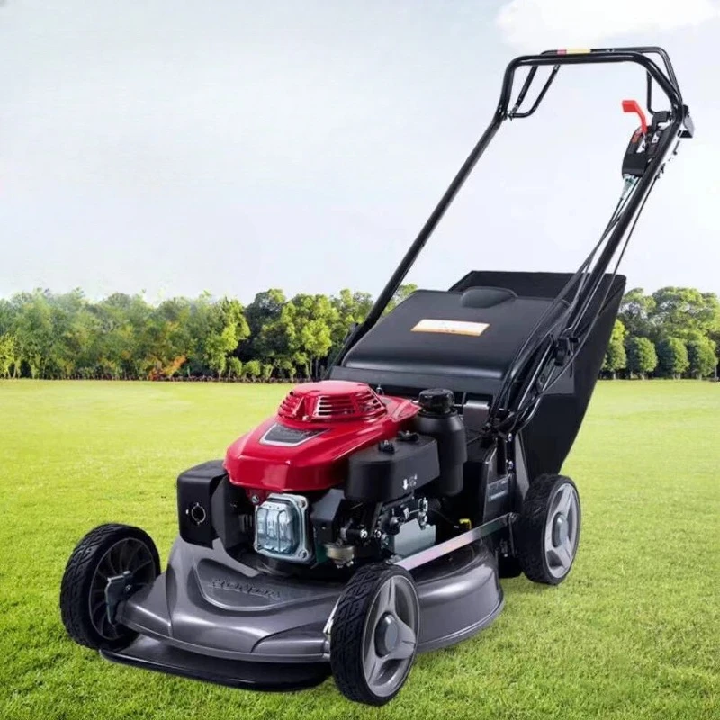 Gasoline lawn mower power orchard hand push pusher