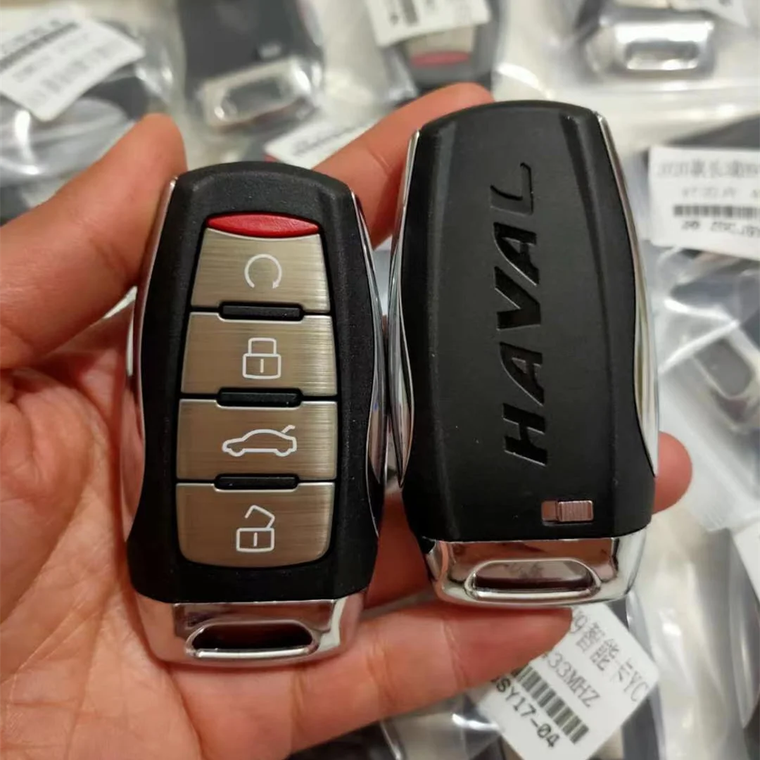 Original 4 Buttons Car Keyless Smart Remote Key 433Mhz with ID47 Chip for Great Wall GWM Haval H9 H8 H7 Intelligent Remote Key