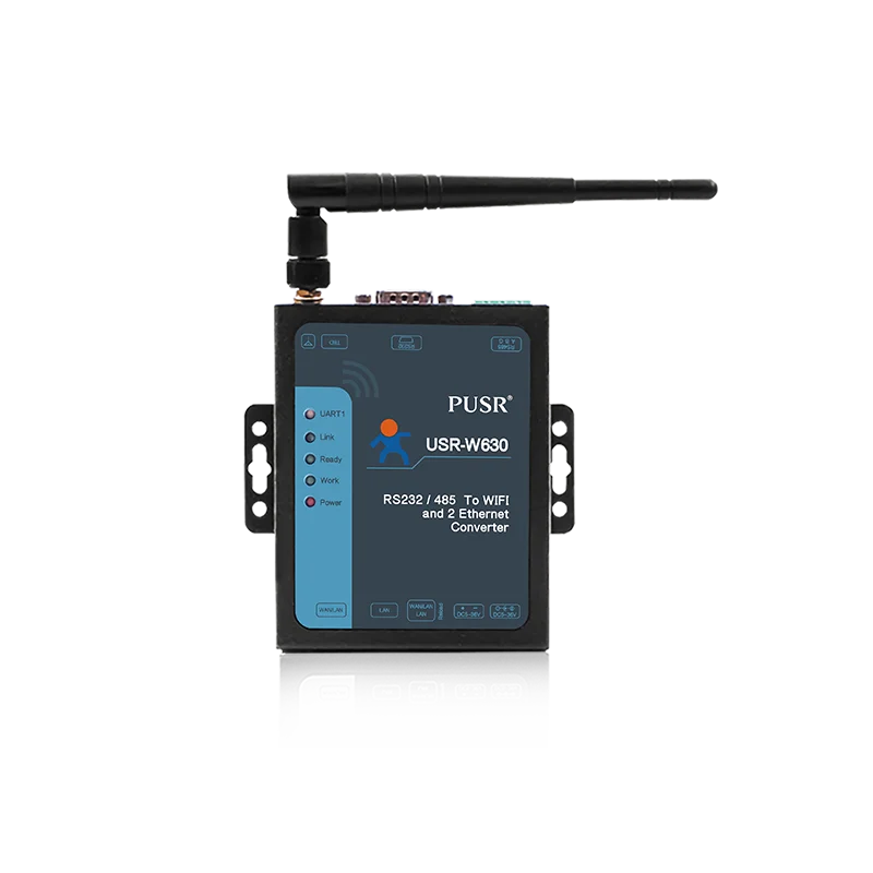 Serial Industrial para Conversor Wi-Fi, Suporta Modbus RTU para TCP, USR-W630, RS232, RS485, 2 Portas