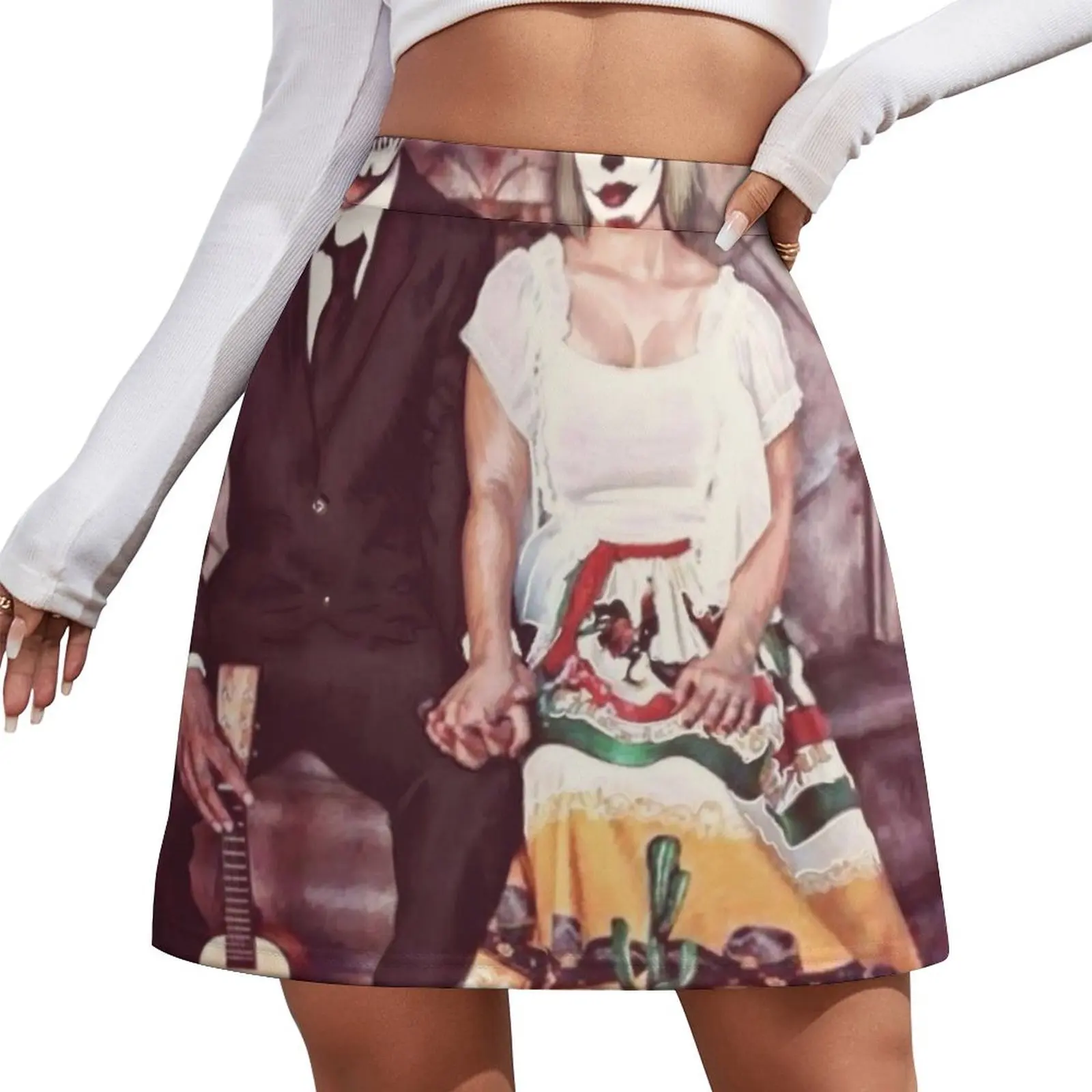 

Dia de los Muertos Mini Skirt dresses for prom skirts for womens women's stylish skirts dress