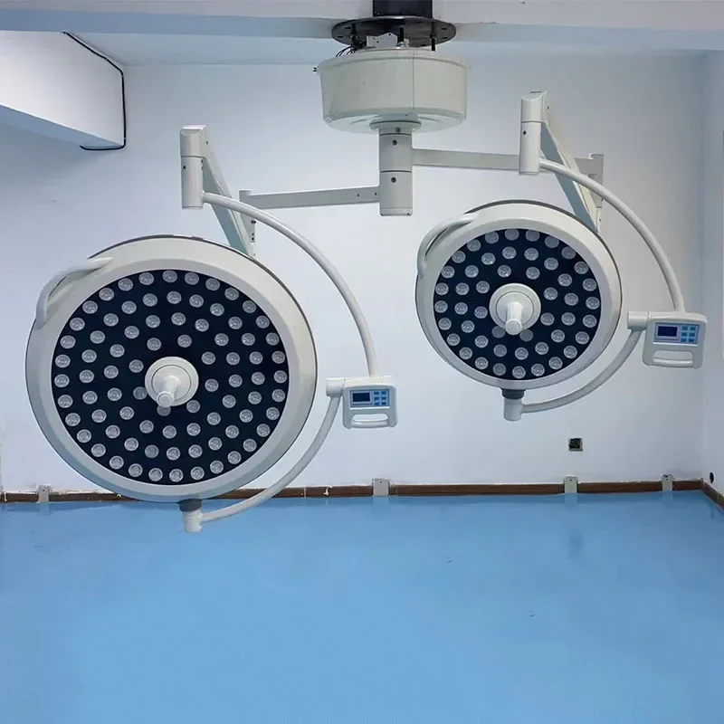 Hospital Medical Operation Theatre Room Double Dome Vary Shadowless Surgery Led Ot Ceiling  Operating LED Light