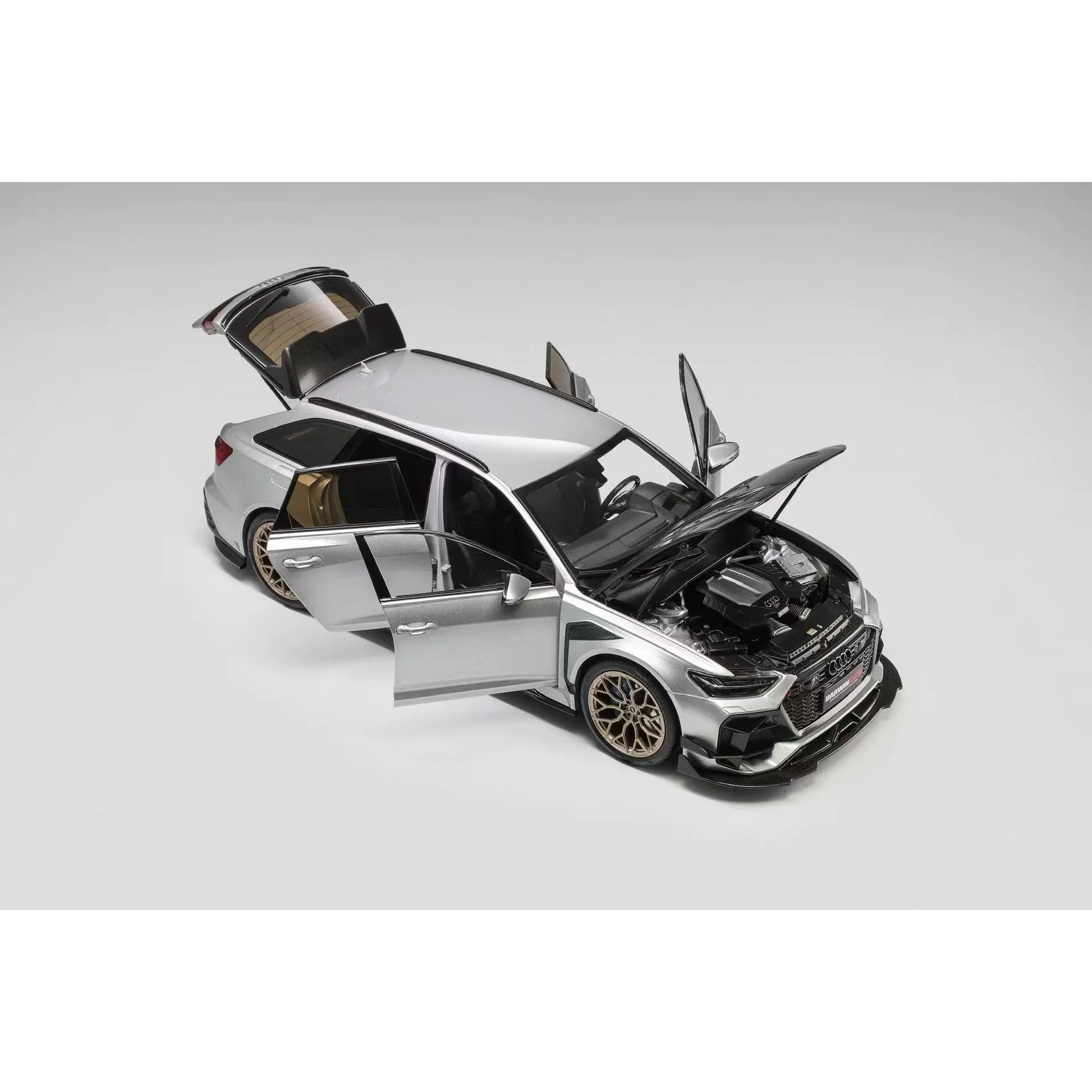 New In Stock Kiloworks 1:18 Audi Rs6 Darwin Pro Vossen Hf2 Alloy
