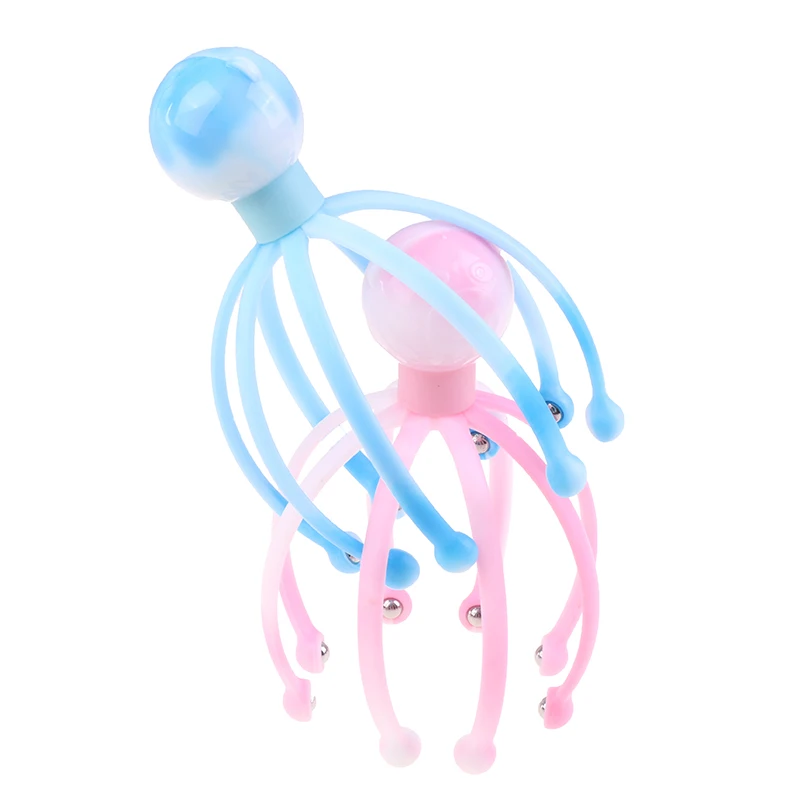 Head Massager Neck Massage Octopus Scalp Stress Relax Spa Healing Alloy Health Care Tool Body Head Massage Beauty Health Tool