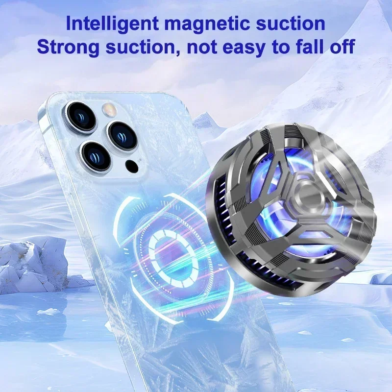 S25 Radiator kipas pendingin cepat magnetik, aksesori Game pendingin panas dingin untuk Tablet IOS Android