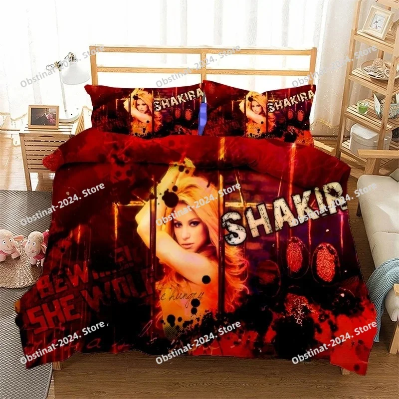 Singer Shakira Bedding Sets Exquisite Bed Supplies Set Duvet Cover Comforter Set Bedding Set Luxury Birthday Gift Home Textiles