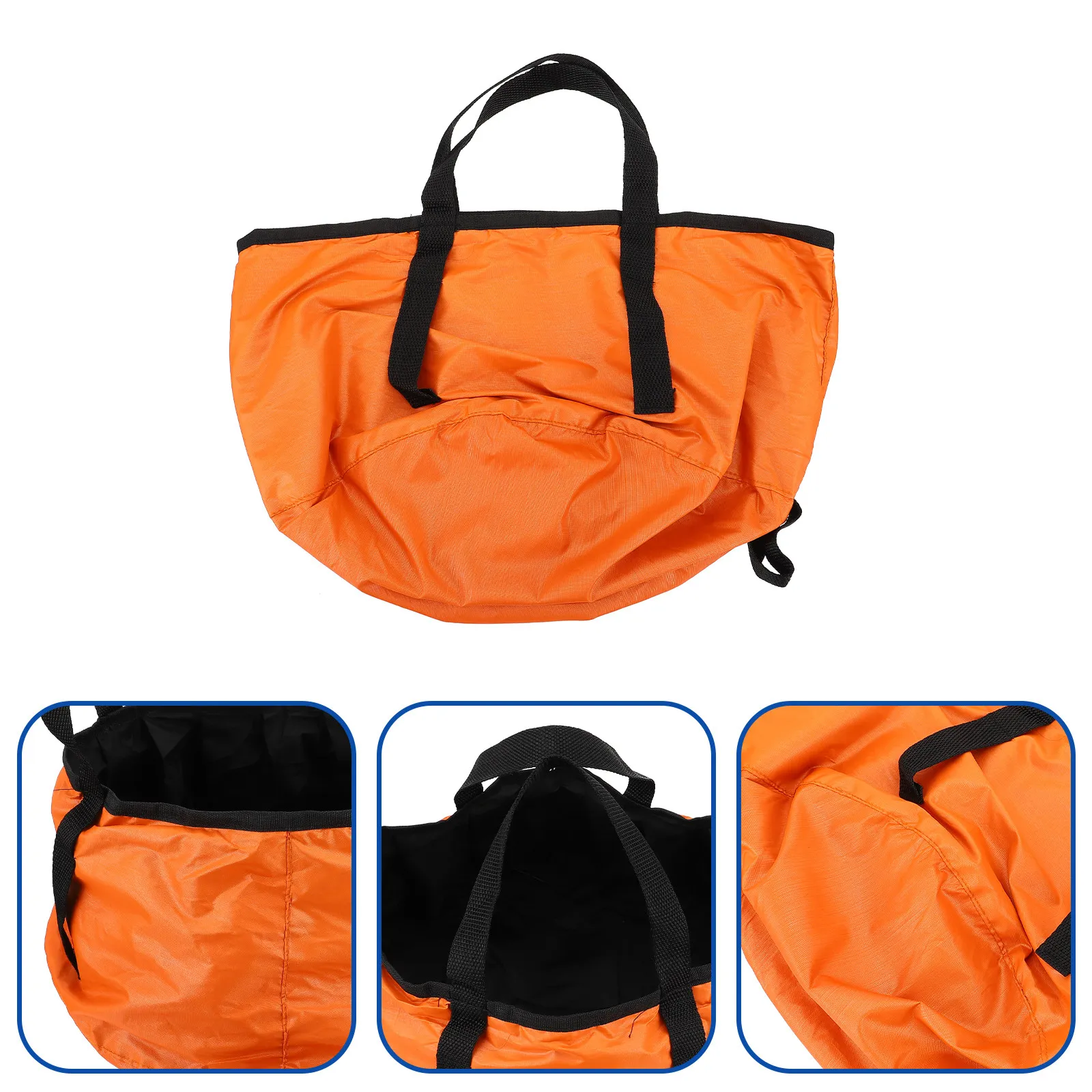 

Легкая складная ванна для кемпинга, путешествий, походов, портативная, для мытья ног, водонепроницаемая, быстросохнущая, из полиэстера, 1 шт.