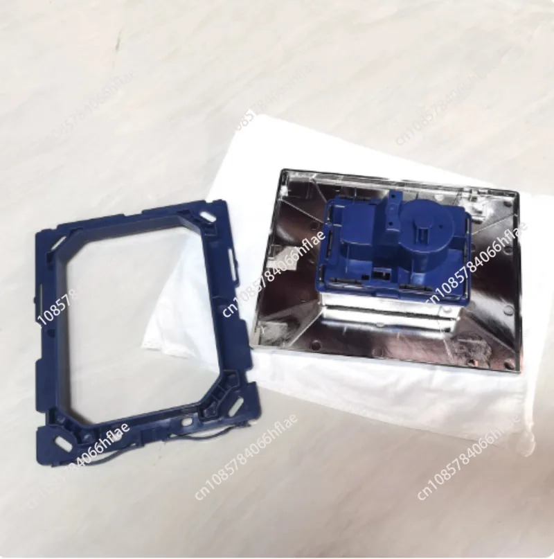 Wall Mounted Concealed Pneumatic Toilet Flush Valve Invisible Water Tank Flushing Panel Replacement Pneumatic Control Plate