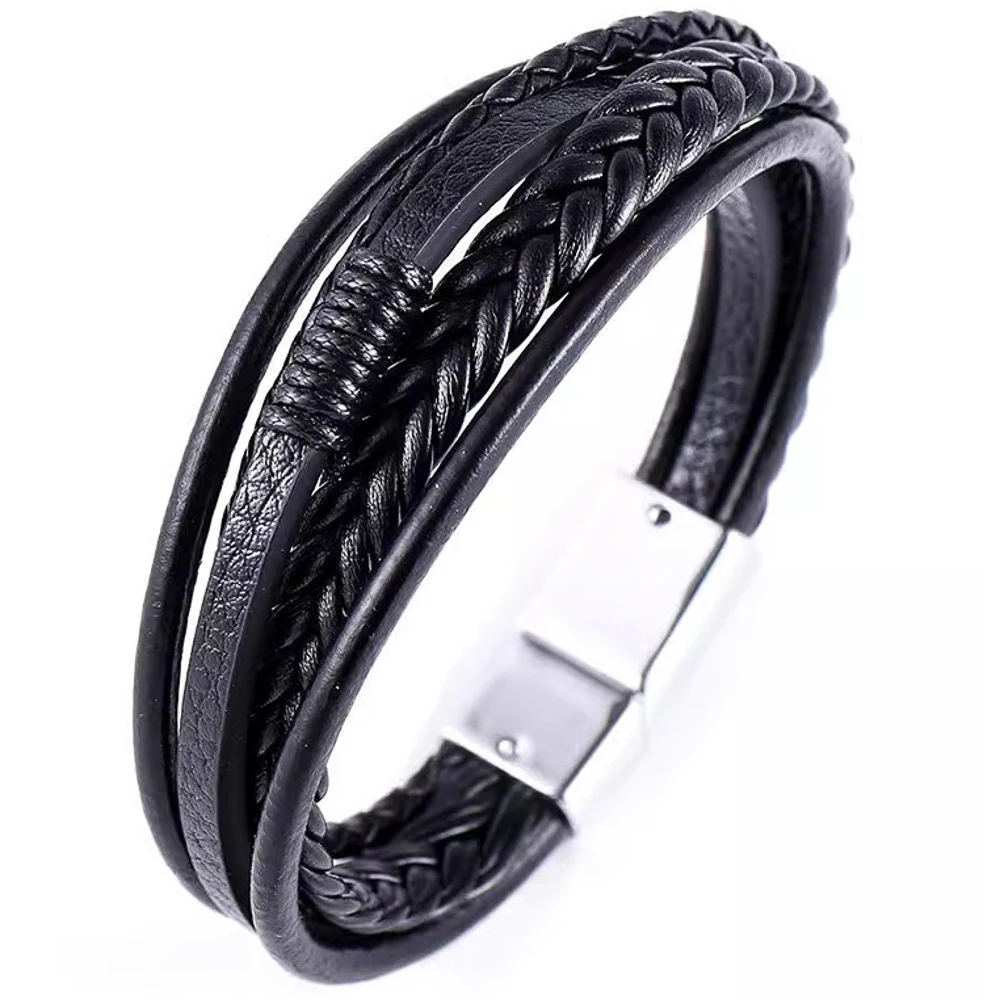 2 Meter 5 mm Rot/Schwarz Flach Geflochtenes PU-Lederarmband Zubehör PU-Lederschnur Seil DIY Halsketten- und Armbandherstellung – Detail 4