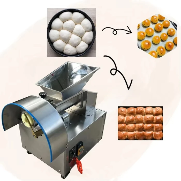 

Factory Direct Sales industrial Dough Divider for Bread dough Rounder Divider Machine stuffed Dough Ball Machine