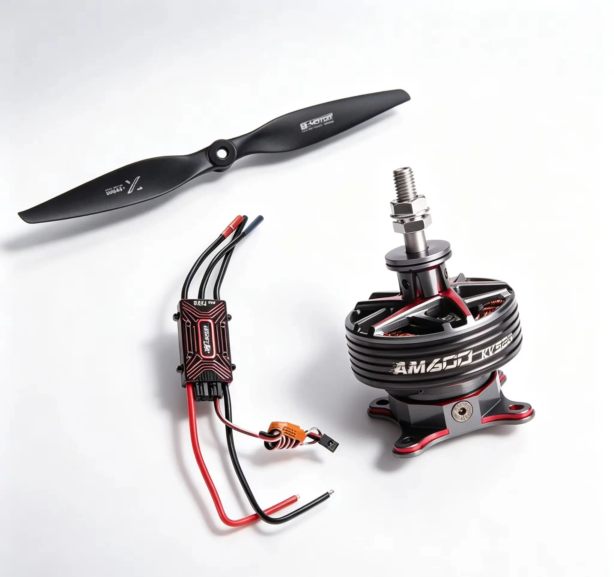 T-MOTOR AM670 3D Combo Kit AM670 Motor AM116A ESC FS18 *8 Propeller Set Suitable for 67-70 Inch RC Drone Load-Free 3D Flight RC