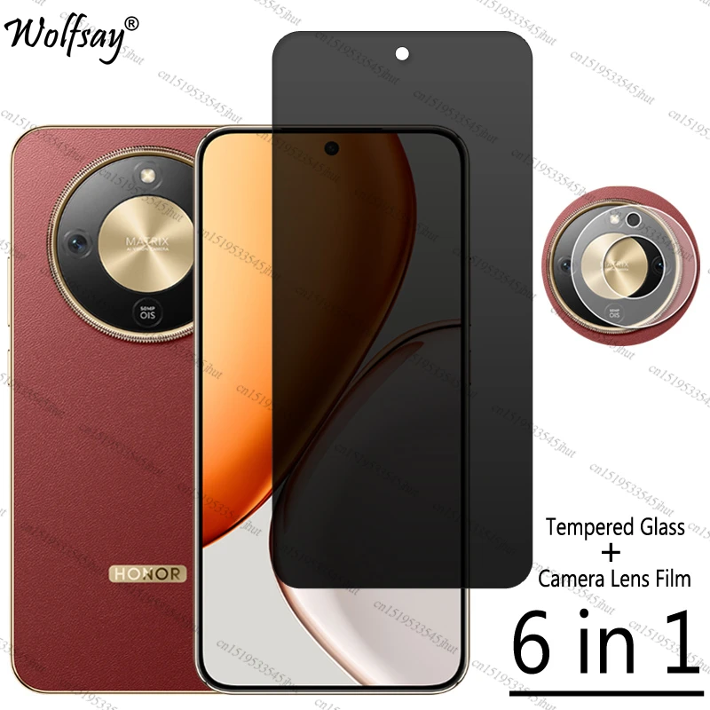 Protecteur d'écran de confidentialité pour Honor Magic 8 Lite verre trempé Anti-espion pour Honor Magic8 Lite verre pour Honor Magic 8 Lite verre