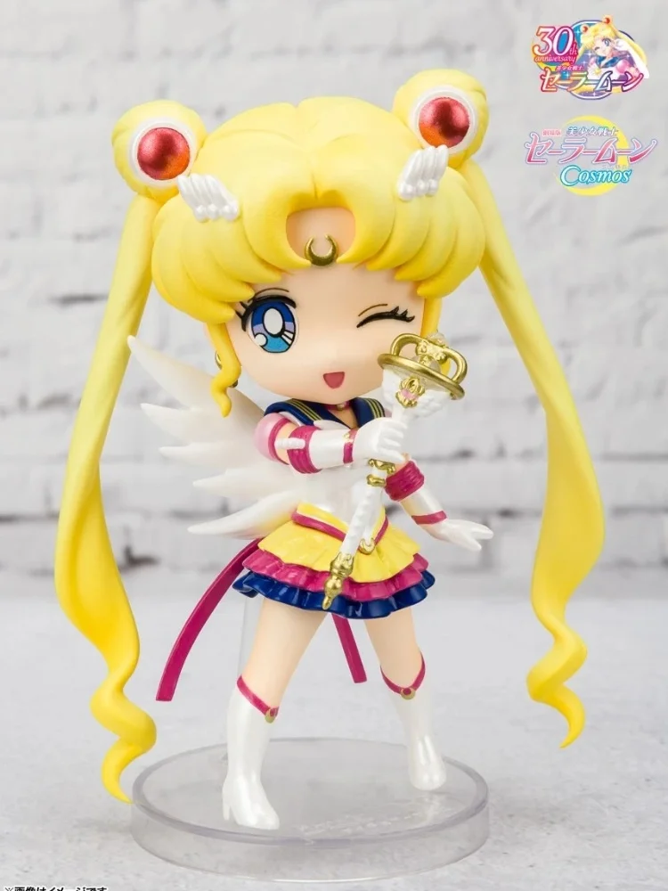 

Bandai Сейлор Мун фигурс мини-версия для кинотеатра вечный Сейлор Мун кролик экшн-фигурка коллекция моделей кукол декоративный подарок