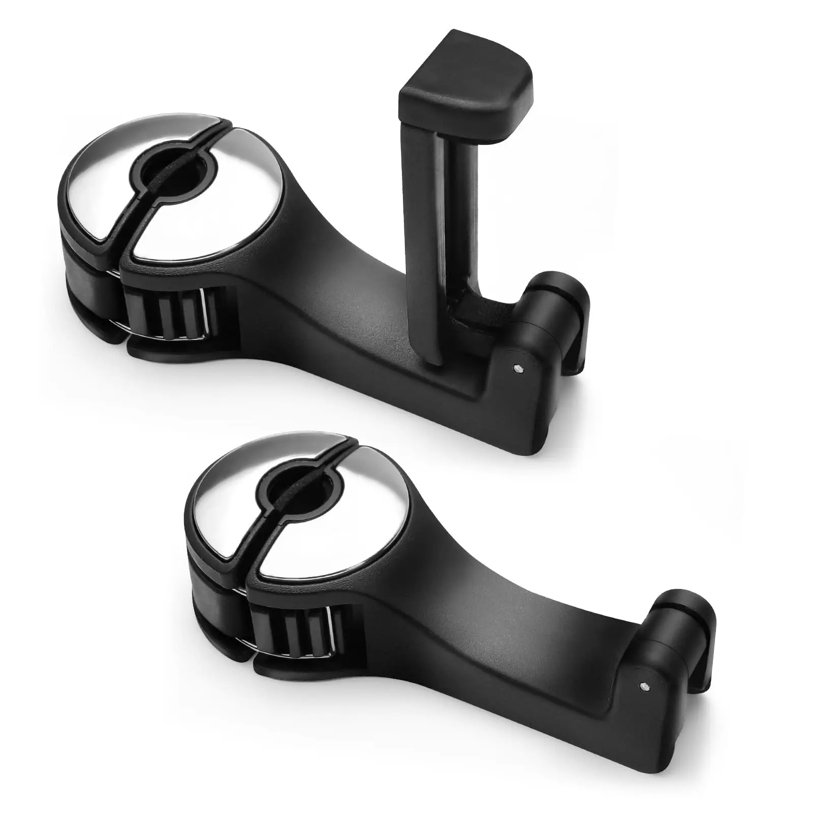 Multi-functional 2 In 1 Car Headrest Hidden Hooks Auto Seat Hook Storage Hanger Organizer Phone Holder