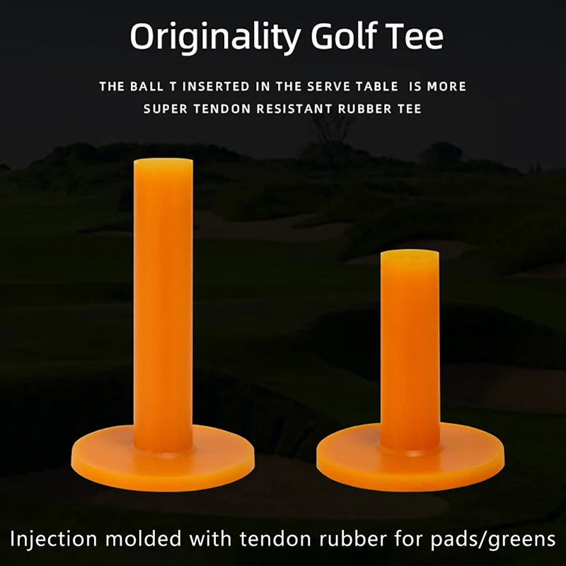 1pc OX Tendon TEE Rubber Golf Ball Holder For Outdoor Sports Driving Range 38 60 70 85mm Golf Ball Practice Accessories Durable