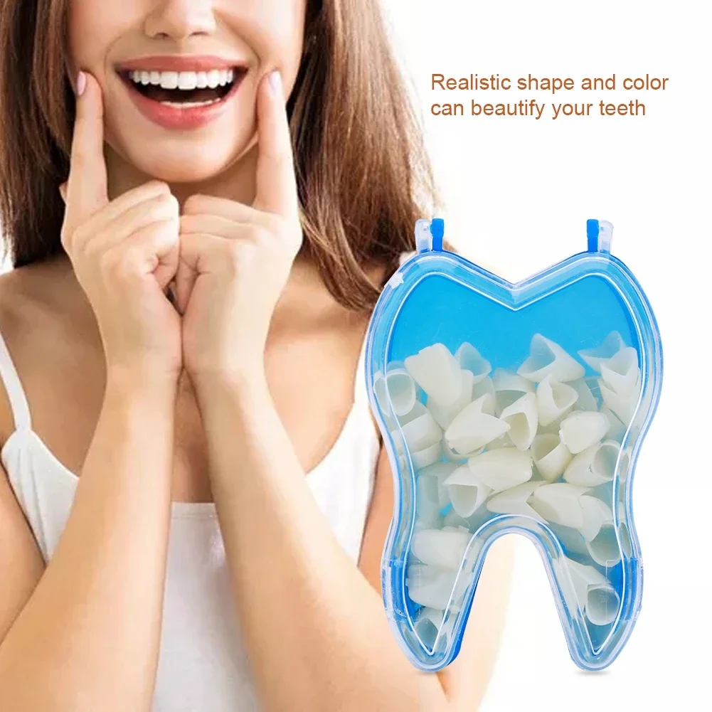 500Pc Anterior Real Temporary Crown Helping Fix Teeth Shape Color Realistic Beautify For Whitening Porcelain Teeth Dental Health