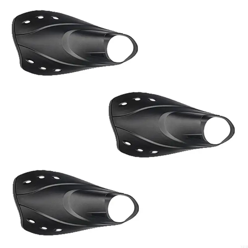 

Y51D Short Flippers Fins Floating Training Swimming Fins Adults Travel Fins for Diving Swimming Snorkeling Watersports