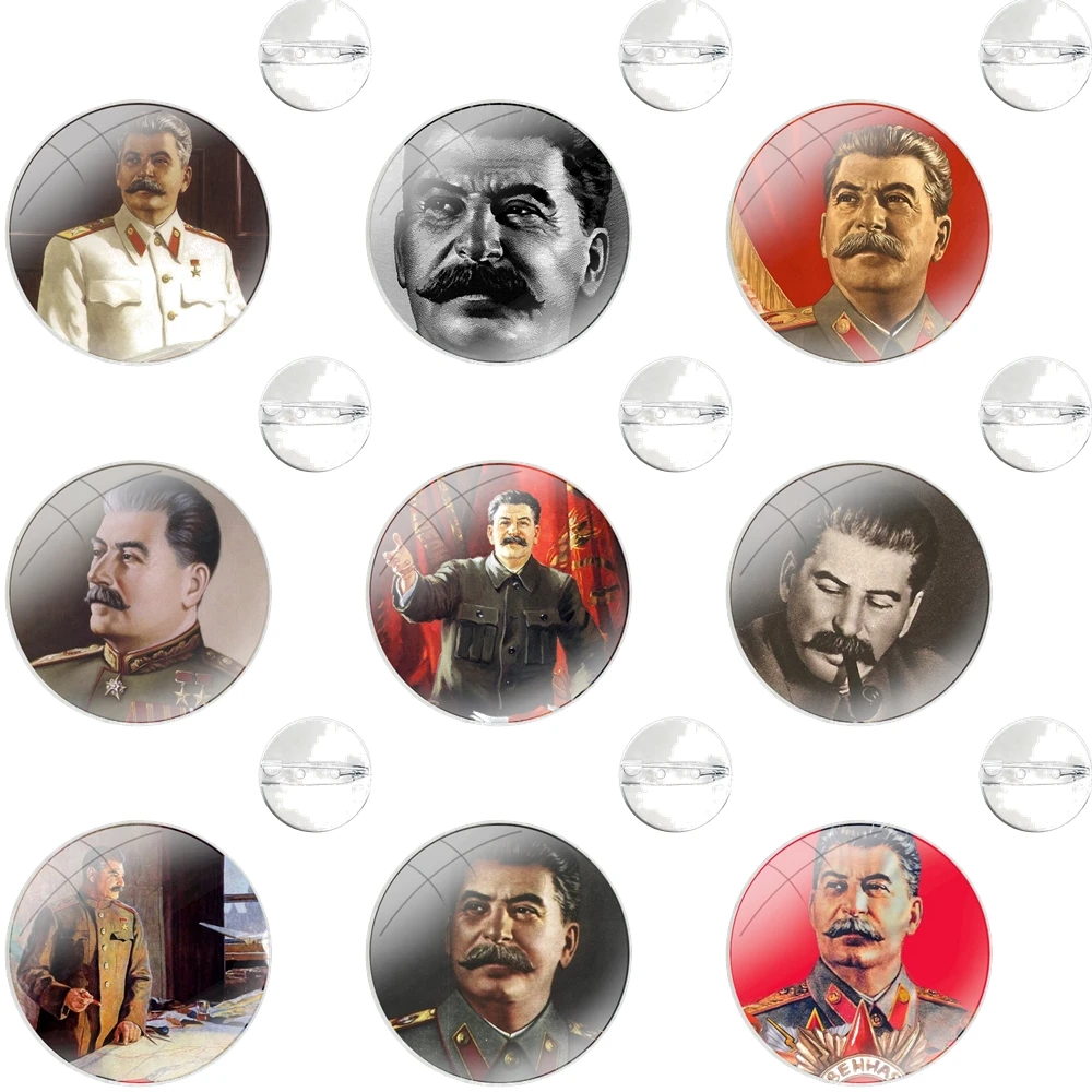 Stalin Pin Icons Brooch Jewelry Accessories