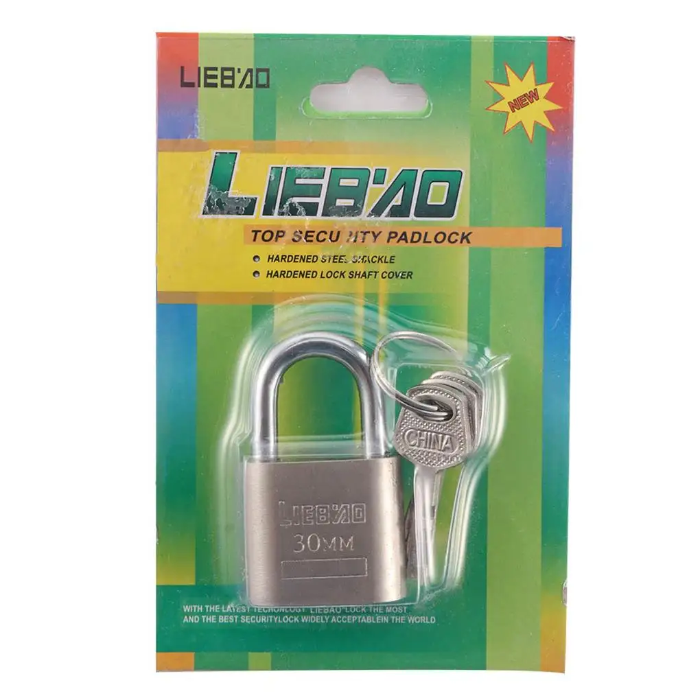 Skříň brašnářské záruka kov zamknout padlock s 3 kláves