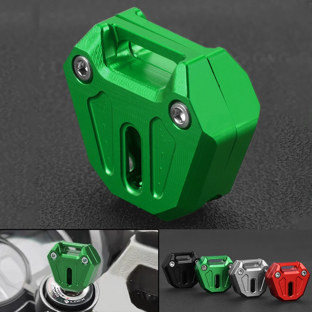 Motocicleta Key Cover Case Shell, Proteção de Anel para Kawasaki Ninja ZX-4RR, ZX4R, ZX-25R, 2023 +, Ninja 250, 300, 400, 650 R, Acessórios para