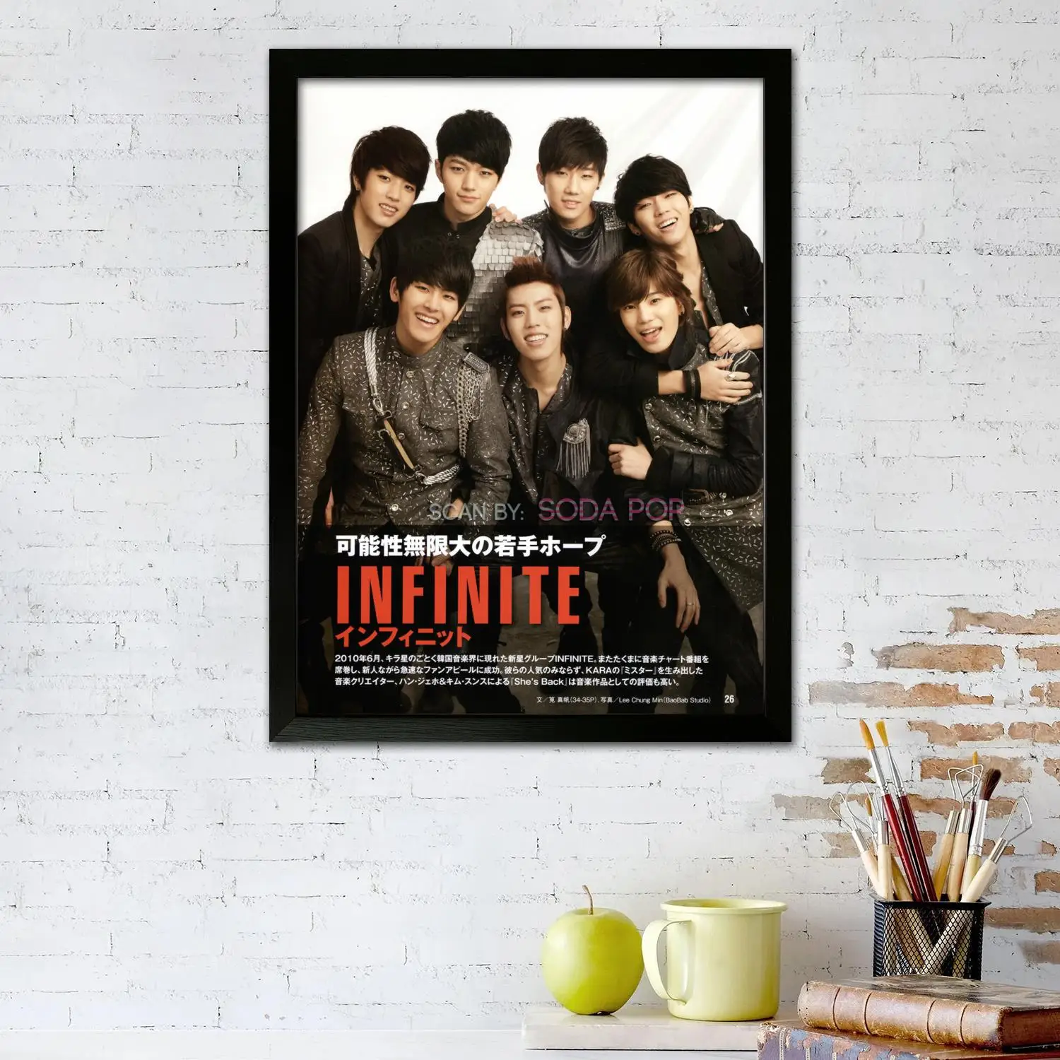 INFINITE Canvas Art Poster, Wall Art, Picture Print, Modern Family, Bedroom Decor, Posters,Decorative painting