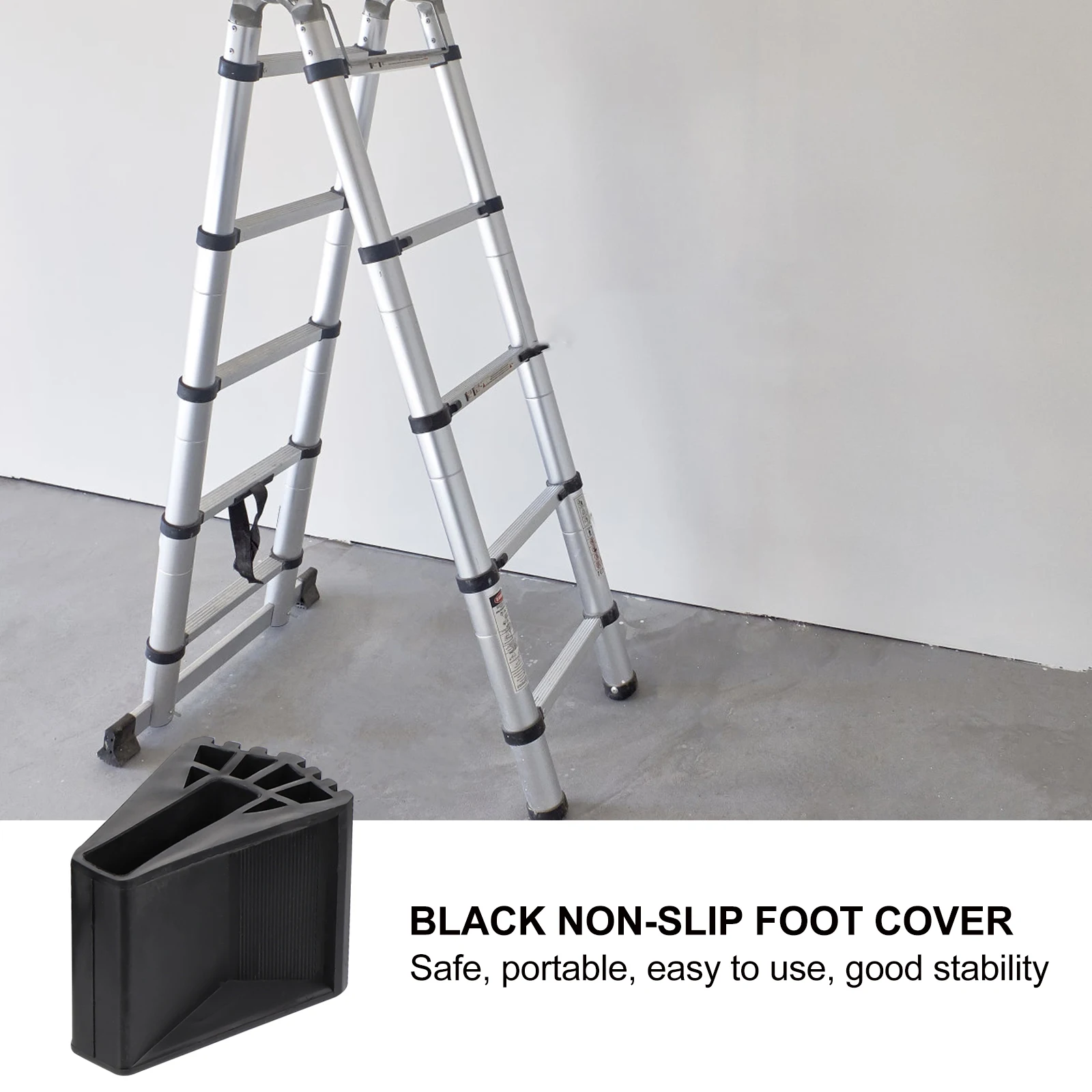 

4Pcs Ladder Feet Protector Thick Non-Skid Pads Sound Insulation Floor Protection Accessories Ladder Feet Covers